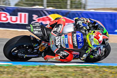 Dominique Aegerter am Freitag in Jerez