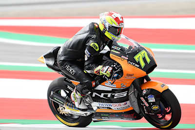 Domi Aegerter auf der NTS beim Österreich-GP