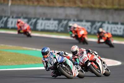 Alex Márquez war das Rennen in Misano in der zehnten Runde vorbei