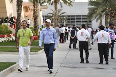 Alex Wurz (r.) mit ORF-Kommentator Ernst Hausleitner