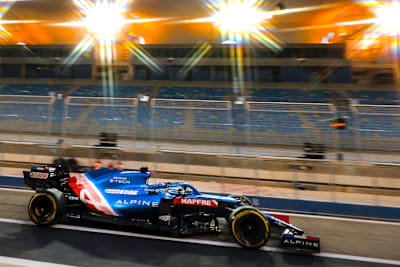 Fernando Alonso im Alpine