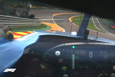 Fernando Alonso auf dem Circuit de Barcelona-Catalunya