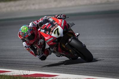 Chaz Davies musste die Rennstrecke in Barcelona neu lernen