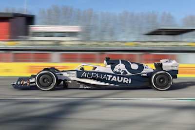 Der neue AlphaTauri AT03 von Pierre Gasly und Yuki Tsunoda