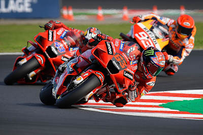 Emilia-Romagna-GP: Bagnaia (63) führt vor Miller und Marc Márquez