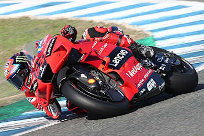 Francesco Bagnaia beim Jerez-Test im November
