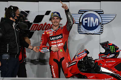 Jubel bei Ducati: Bagnaia auf der Pole-Position
