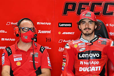 Crew-Chief Christian Gabarrini und Pecco Bagnaia