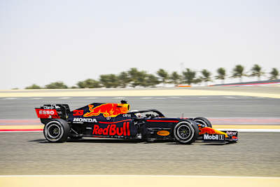 Max Verstappen (Red Bull Racing-Honda) beim Bahrain-Test