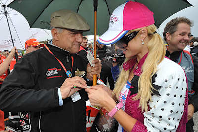 Valencia-GP 2011: Balz traf am Grid Paris Hilton