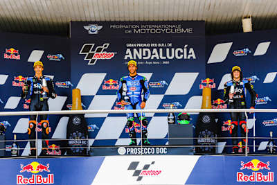 Drei Italiener auf dem Moto2-Podium gab es noch nie