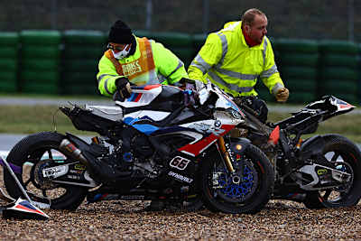 BMW hatte nach dem Crash viel Arbeit
