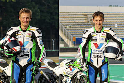 Luca De Vleeschauer und Marvin Siebdrath (v.li.)