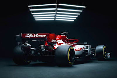 Der 2020er Alfa Romeo-Rennwagen mit Titelsponsor Orlen