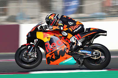 Brad Binder auf der KTM RC16 in Doha
