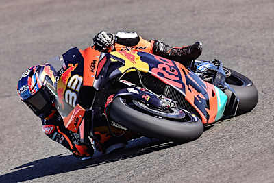 Schräglagen wie ein MotoGP-Routinier: Rookie Brad Binder