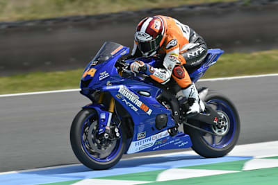 Bo Bendsneyder saß zum ersten Mal seit der Corona-Krise wieder in Assen auf dem Motorrad