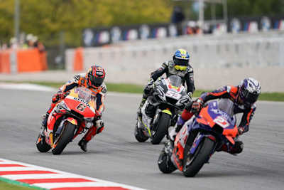 In der Anfangsphase kämpfte Stefan Bradl (6) gegen Lecuona (27) und Rabat (53)