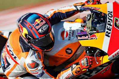 Stefan Bradl kam am Mittwoch kaum zum Fahren