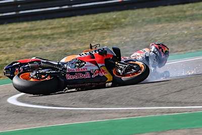 Stefan Bradl: Sturz im FP2