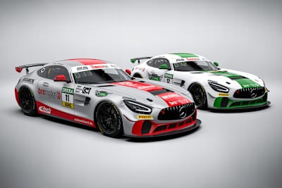 So sehen die beiden Mercedes-AMG GT4 von Bremotion in der ADAC GT4 Germany aus