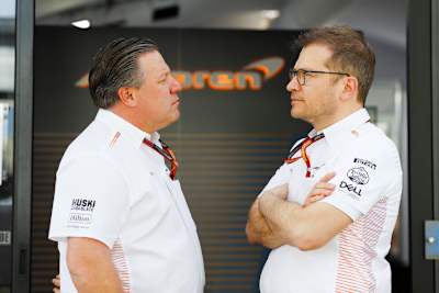 McLaren-CEO Zak Brown und Teamchef Andreas Seidl