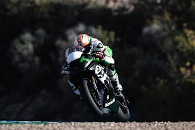 Jeffrey Buis machte in Portimao eine erste Sitzprobe auf der Kawasaki ZX-6R