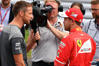 Jenson Button und Sebastian Vettel