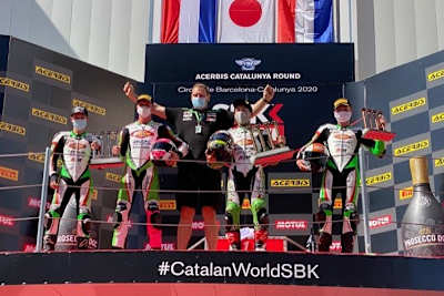 Ludo van der Leken mit seinen Fahrern