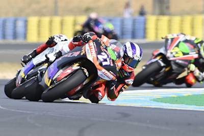 Mattia Casadei sicherte sich den Sieg im ersten MotoE-Lauf in Le Mans