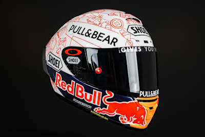 Der neue Spezial-Helm von Marc Márquez