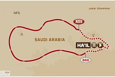 Der zweite Tag der 44. Rallye Dakar