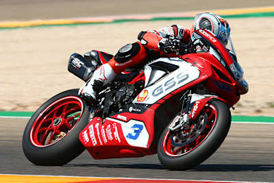 Eine MV Agusta F3 in der Supersport-WM