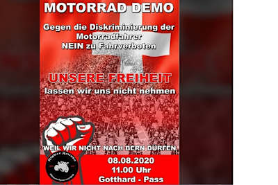 Überall in Deutschland: Demonstrationen gegen Fahrverbote mobilisierten Tausende Motorradfahrer