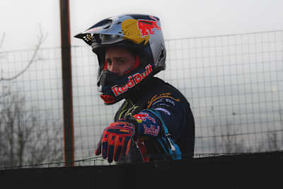 Bisher sah mah Andrea Dovizioso 2021 vor allem im Motocross-Outfit