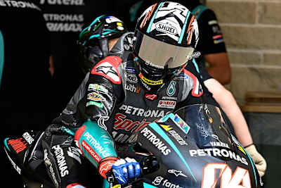 Es geht wieder um Punkte: Andrea Dovizioso auf der Petronas-Yamaha