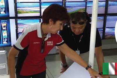 Dr. Monica Lazzarotti ist auch an der Rennstrecke anzutreffen