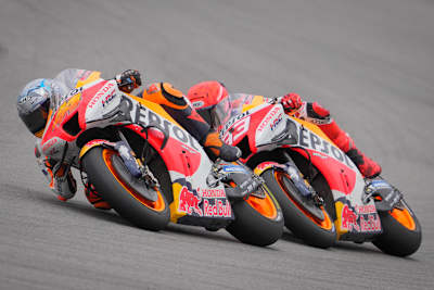 Pol Espargaró und Marc Márquez lieferten sich ein Duell