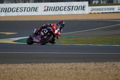 Sylvain Guintoli landete am Donnerstag mit seiner SERT-Truppe im ersten Qualifying auf Platz 3