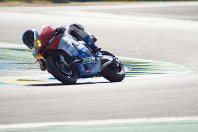 Lukas Trautmann in Le Mans auf seiner METISS