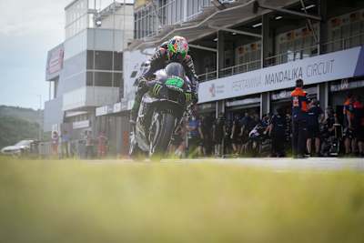 Morbidelli auf dem Weg zur Arbeit