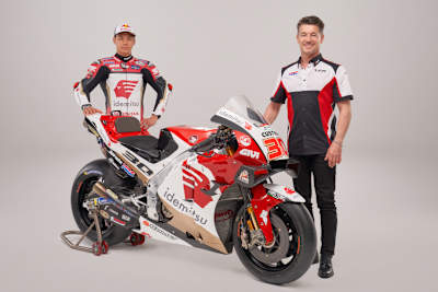 Takaaki Nakagami und Lucio Cecchinello präsentieren das neue Design