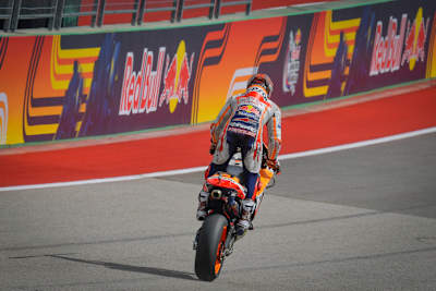 Der Konkurrenz zeigte Marc Márquez nur seine Rückenansicht