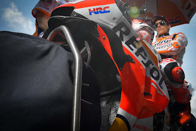 Marc Márquez im Grid von Assen