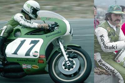 So wurde Draufgänger Yvon DuHamel populär: In Kawasaki-Grün und mit Schnauzbart