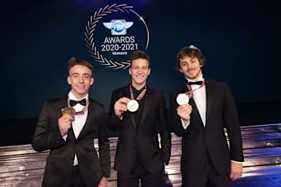 Die Weltmeister 2021: Pedro Acosta, Fabio Quartararo und Remy Gardner