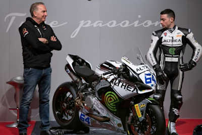 Althea-Boss Genesio Bevilacqua mit Federico Caricasulo