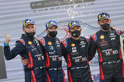 Die siegreichen Vier von Hyundai