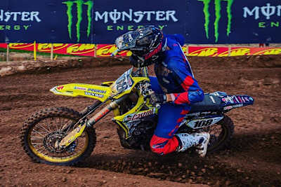 Stefan Ekerold stand in Kegums am Podium der WMXOpen