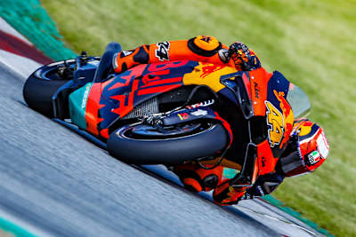 Pol Espargaró zeigte am Mittwochnachmittag schon wieder tadellose Schräglagen